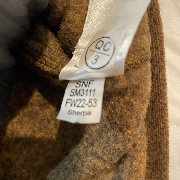 NWOT Sherpa Adventure Gear Brown Zip Up Jacket Brown Recycled Polyester XL Nepal - Picture 7 of 9